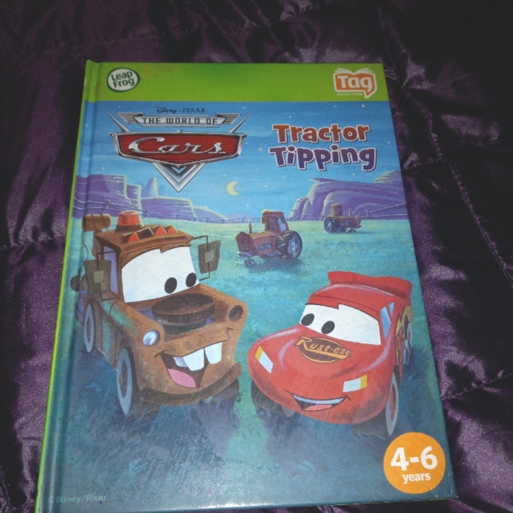 Cars Tractor Tipping Leapfrog TAG Book